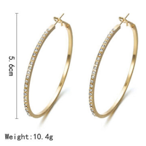 NEW Sterling silver hoop earrings - Picture 4 of 4